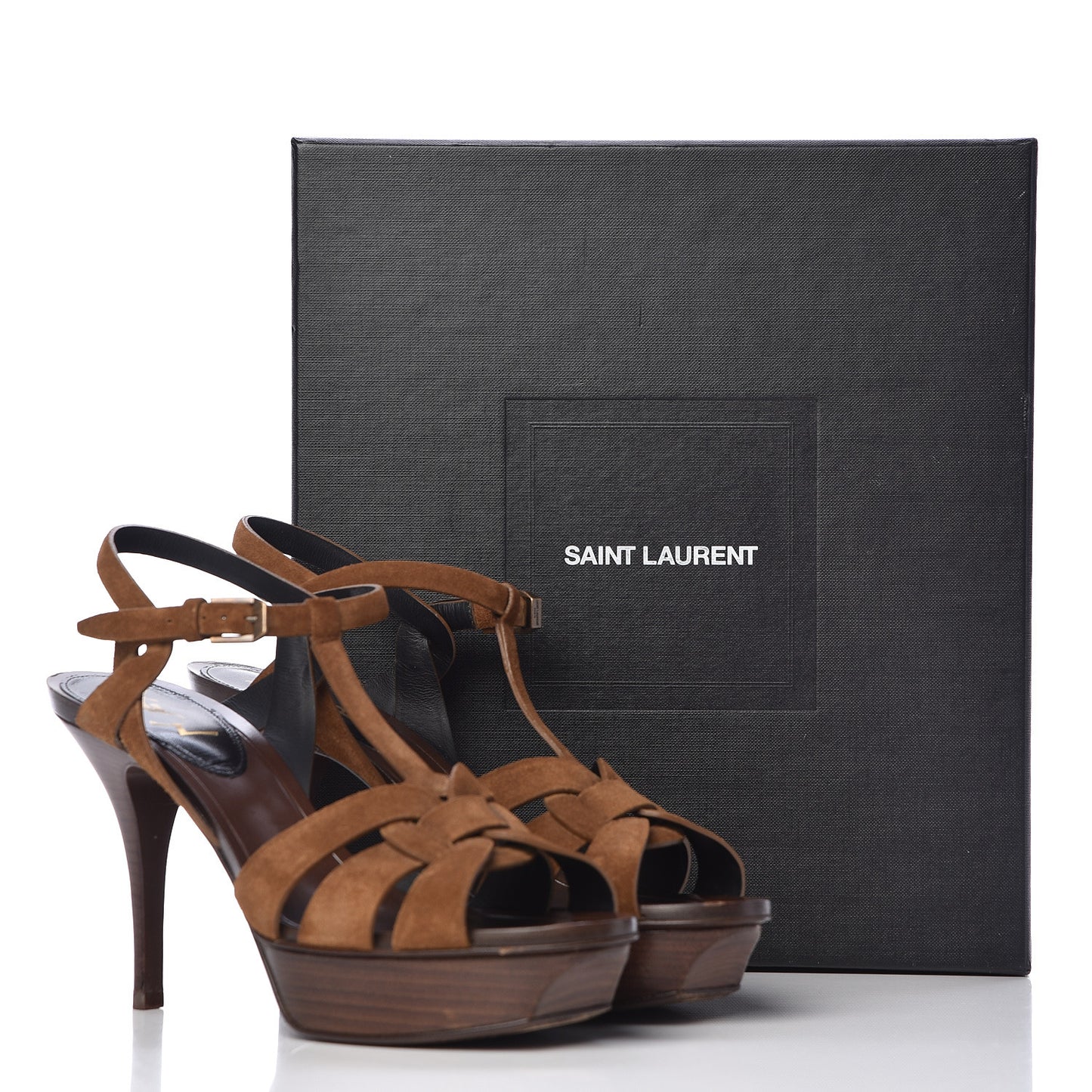 Suede Tribute 75 Platform Sandals 39 Land