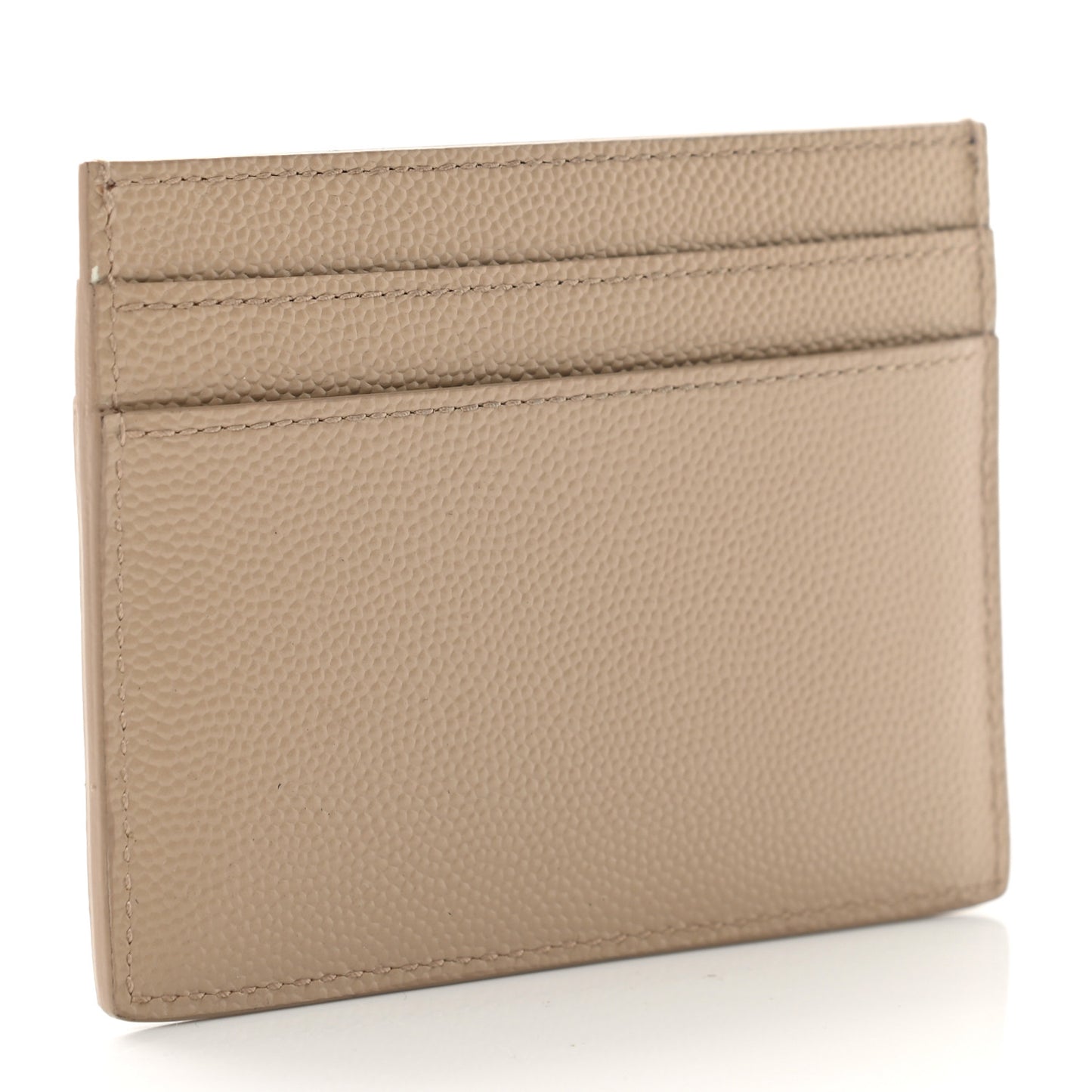 Grain De Poudre Monogram Credit Card Case Nude Powder
