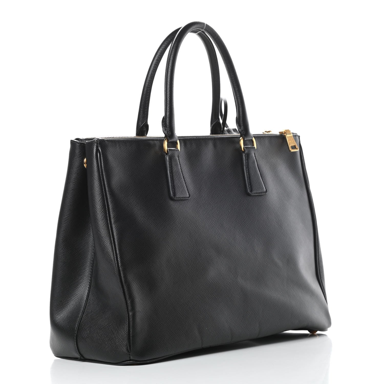 Prada Saffiano Medium Galleria Double Zip Tote Black 3 of 19