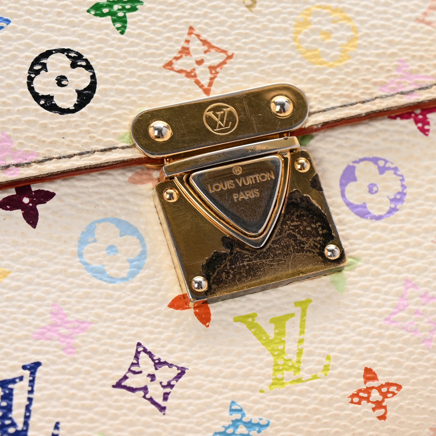 Monogram Multicolor Koala Wallet White