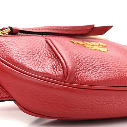 Prada Vitello Daino Small Belt Bag Rosso 9 of 11