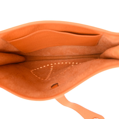 Hermes Taurillon Clemence Evelyne PM Orange 5 of 10