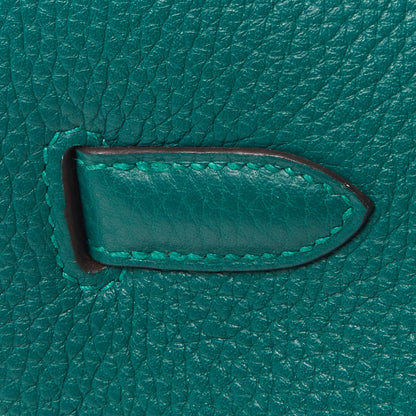 Hermes Taurillon Clemence Birkin 35 Malachite 12 of 30