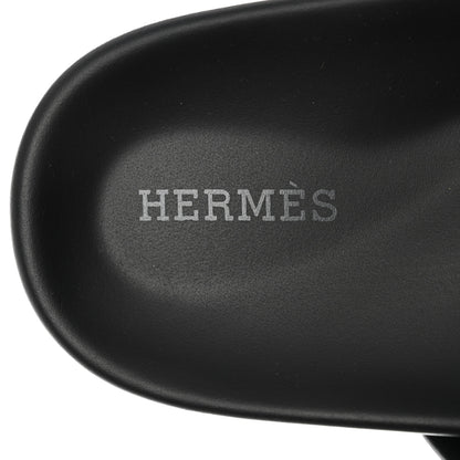 Hermes Calfskin Womens Chypre Sandals 36 Black 7 of 9