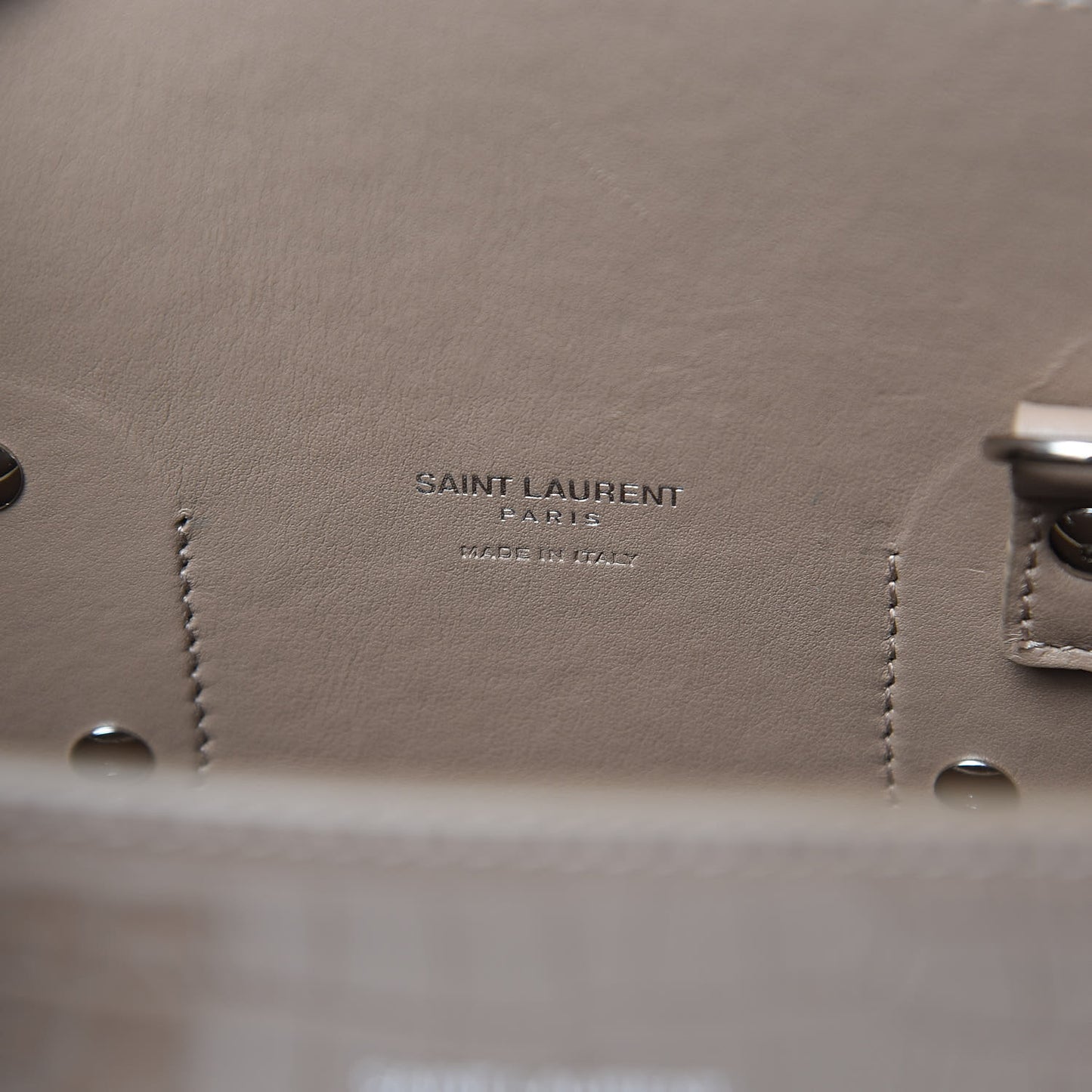 Calfskin Crocodile Embossed Small Sac de Jour Brown