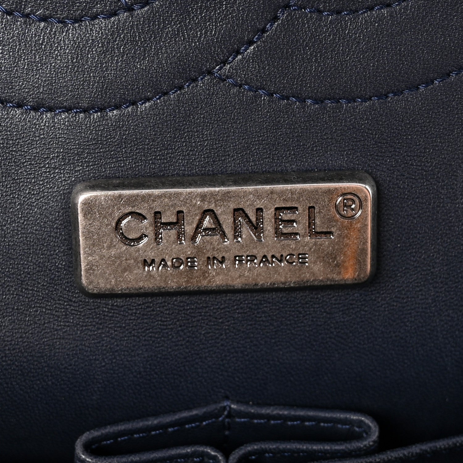 Chanel Metallic Snakeskin Jumbo Double Flap Blue 1878801