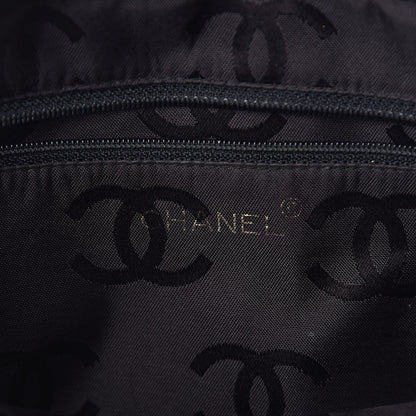 Chanel Caviar Chevron Quilted Camera Case Black 6 of 14