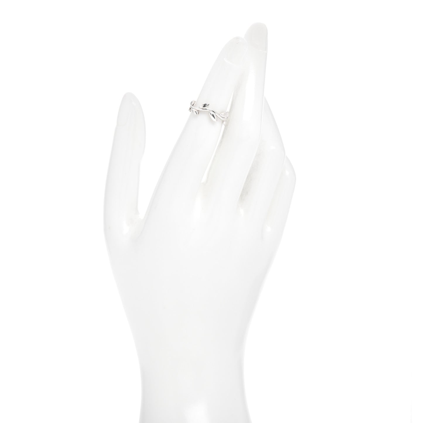 Sterling Silver Paloma Picasso Narrow Olive Leaf Band Ring 46 3.75