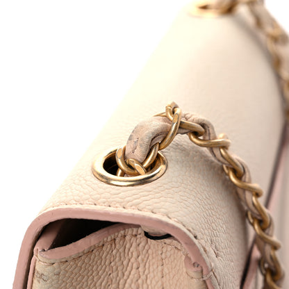 Chanel Grained Calfskin Mini Square Classic Pure Flap Nude 29 of 29