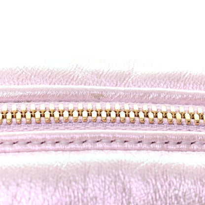 Gucci Iridescent Nappa Chevron Matelasse Small GG Marmont Chain Shoulder Bag Iridescent Escape Pink 11 of 11