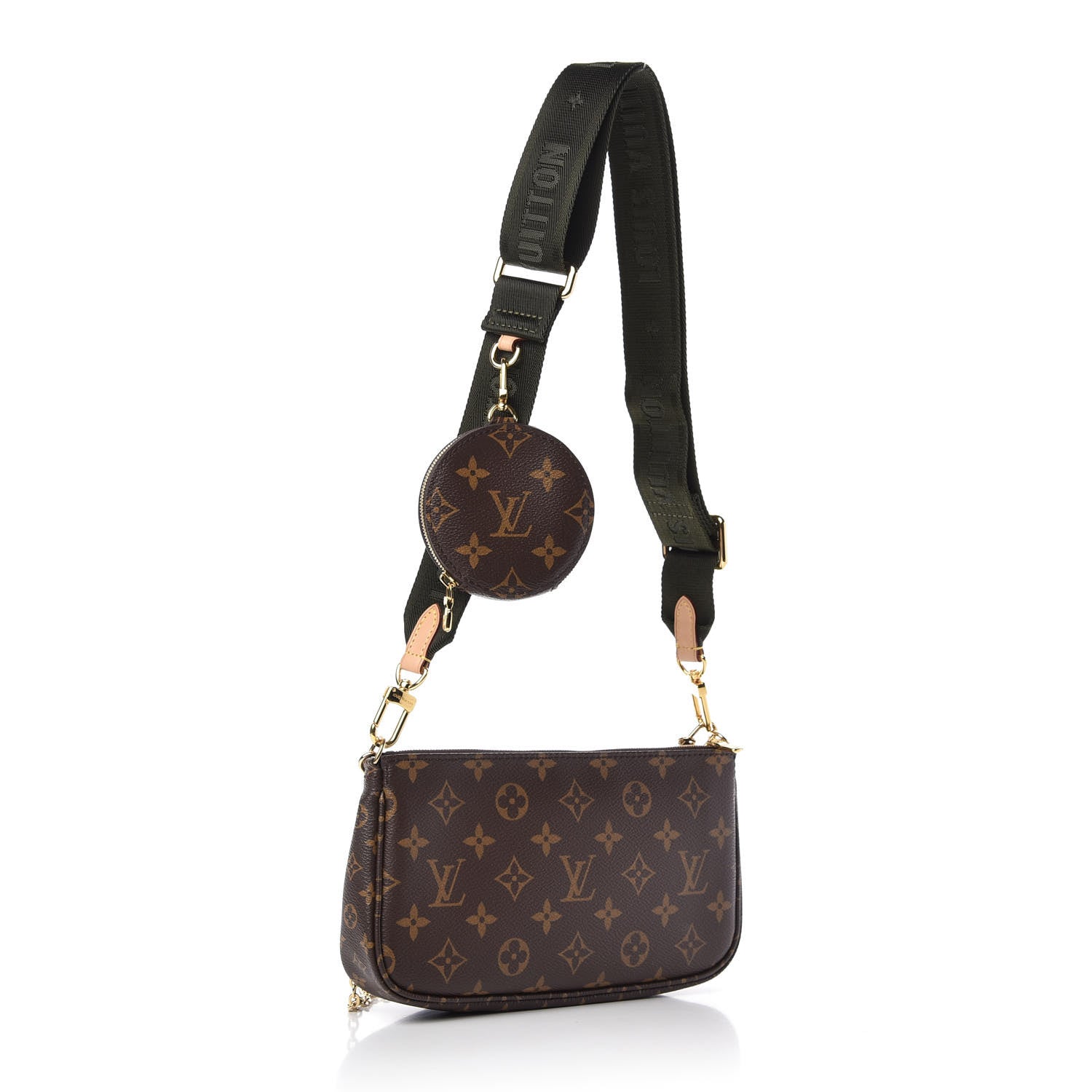 Louis Vuitton Monogram Multi Pochette Accessories Kaki 3 of 12