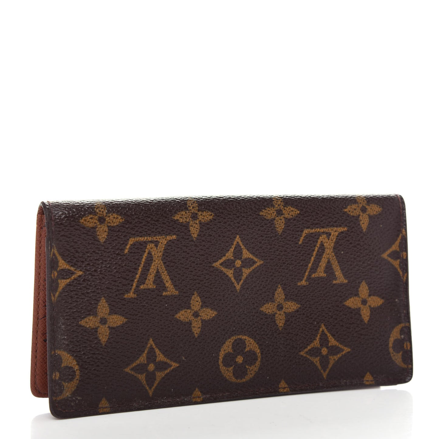 Monogram Simple Checkbook Holder Wallet