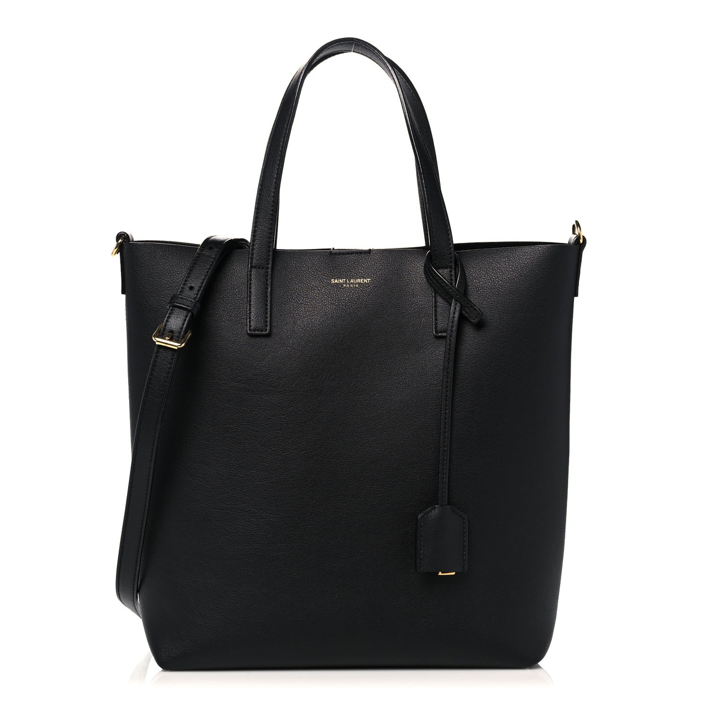 Calfskin Toy Shopping Tote Black