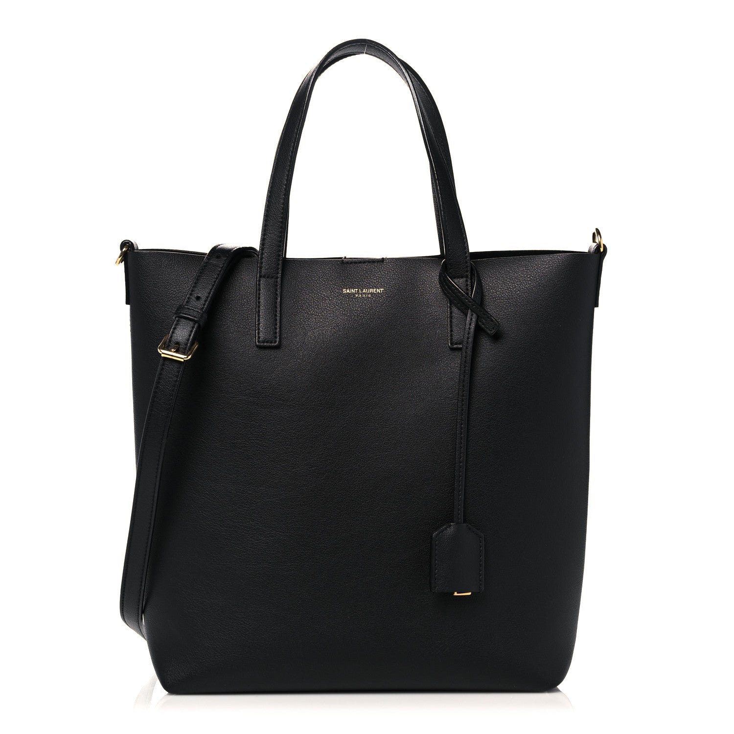 Saint Laurent Calfskin Toy Shopping Tote Black 1 of 11