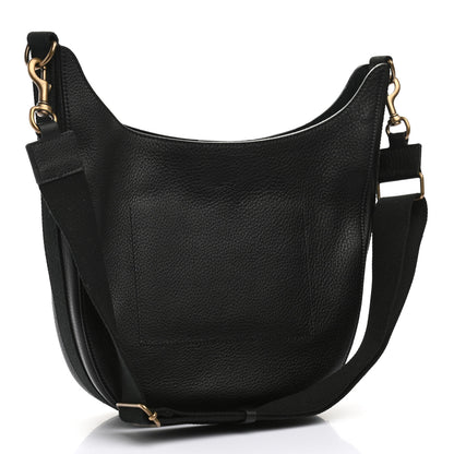 Valentino Garavani Calfskin Logo Embossed Crossbody Bag Black 3 of 9