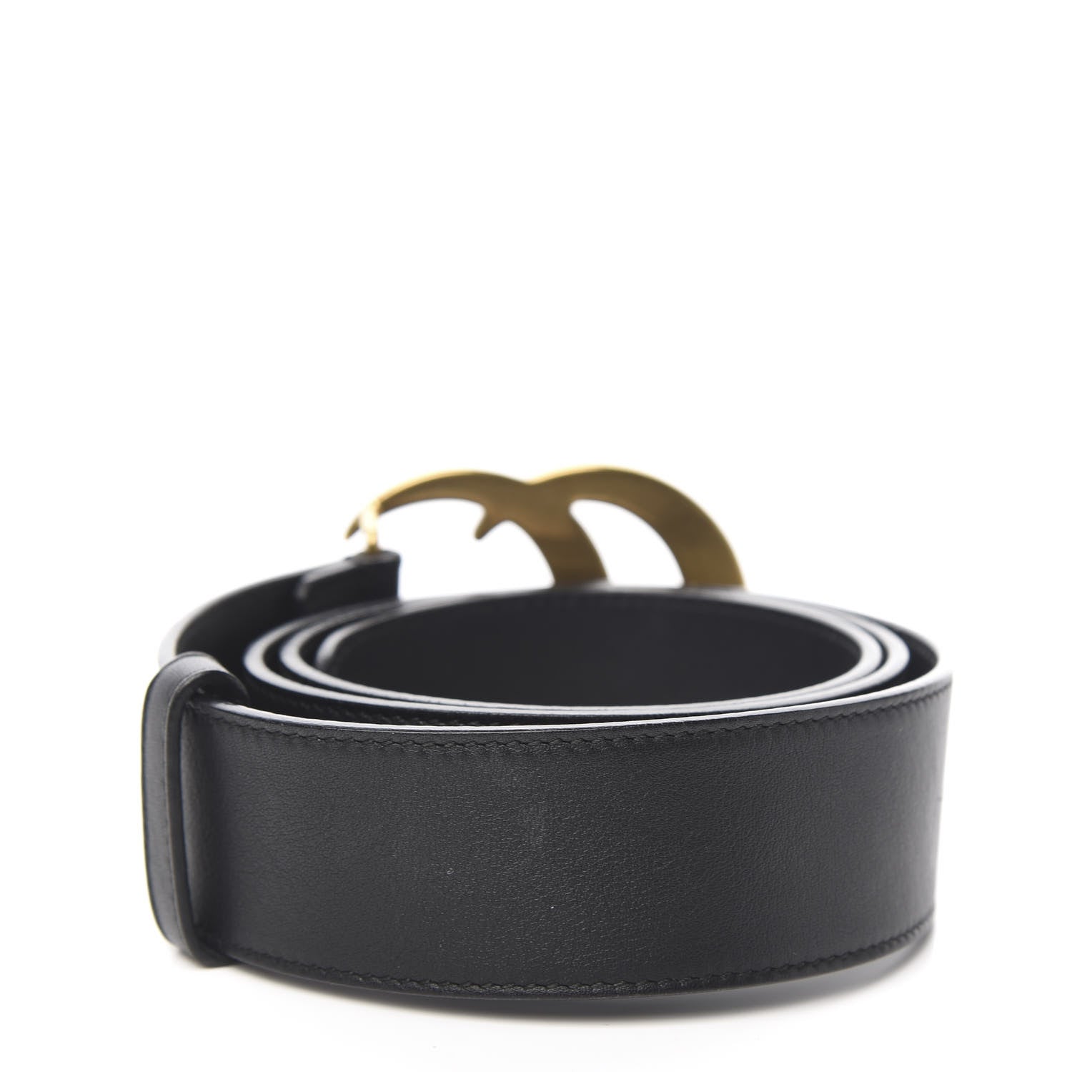Gucci Calfskin Double G 40mm Belt 85 34 Black 2 of 5