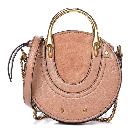 Chloe Goatskin Suede Mini Pixie Bag Nougat 1 of 9