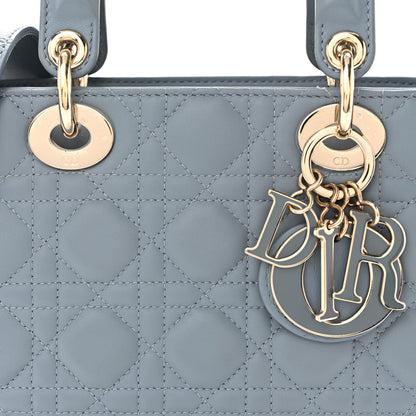 Christian Dior Lambskin Cannage Small My ABCDior Lady Dior Cloud Blue 8 of 10