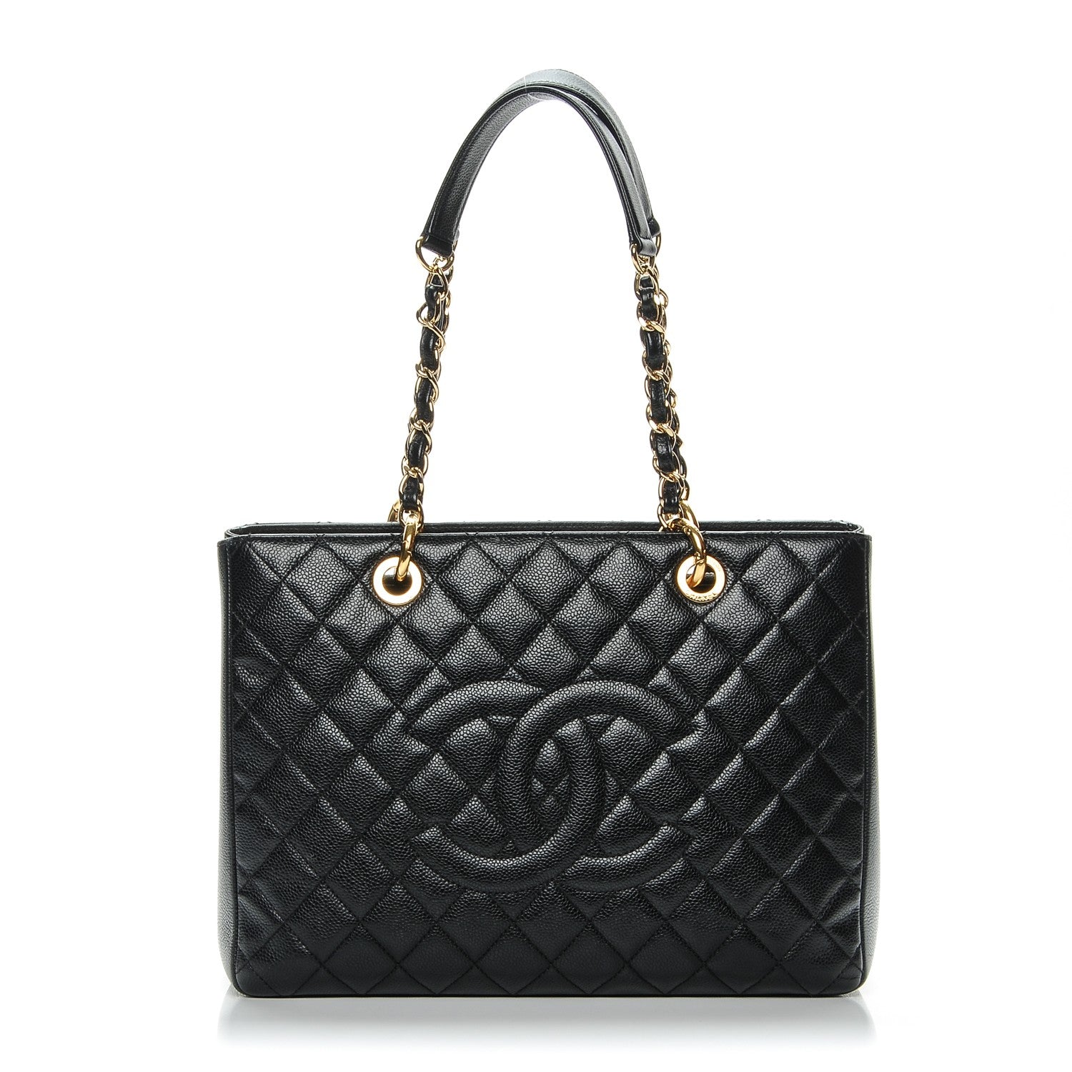 Chanel Caviar Quilted Grand Shopping Tote GST Black 1 of 7