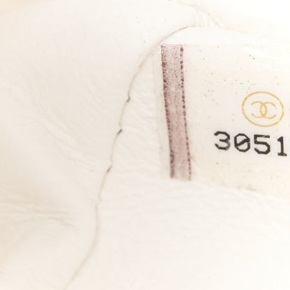 Chanel Caviar Quilted Medium Double Flap White 8 of 12