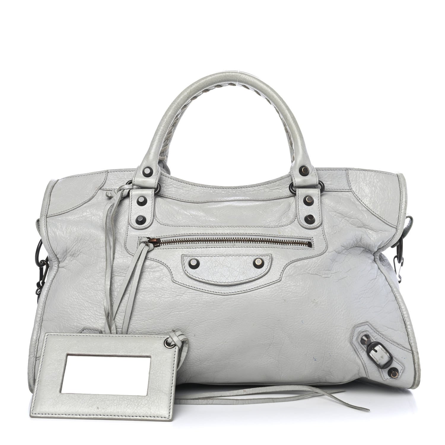 Balenciaga Agneau Classic Hardware City Gris Glace 1 of 5