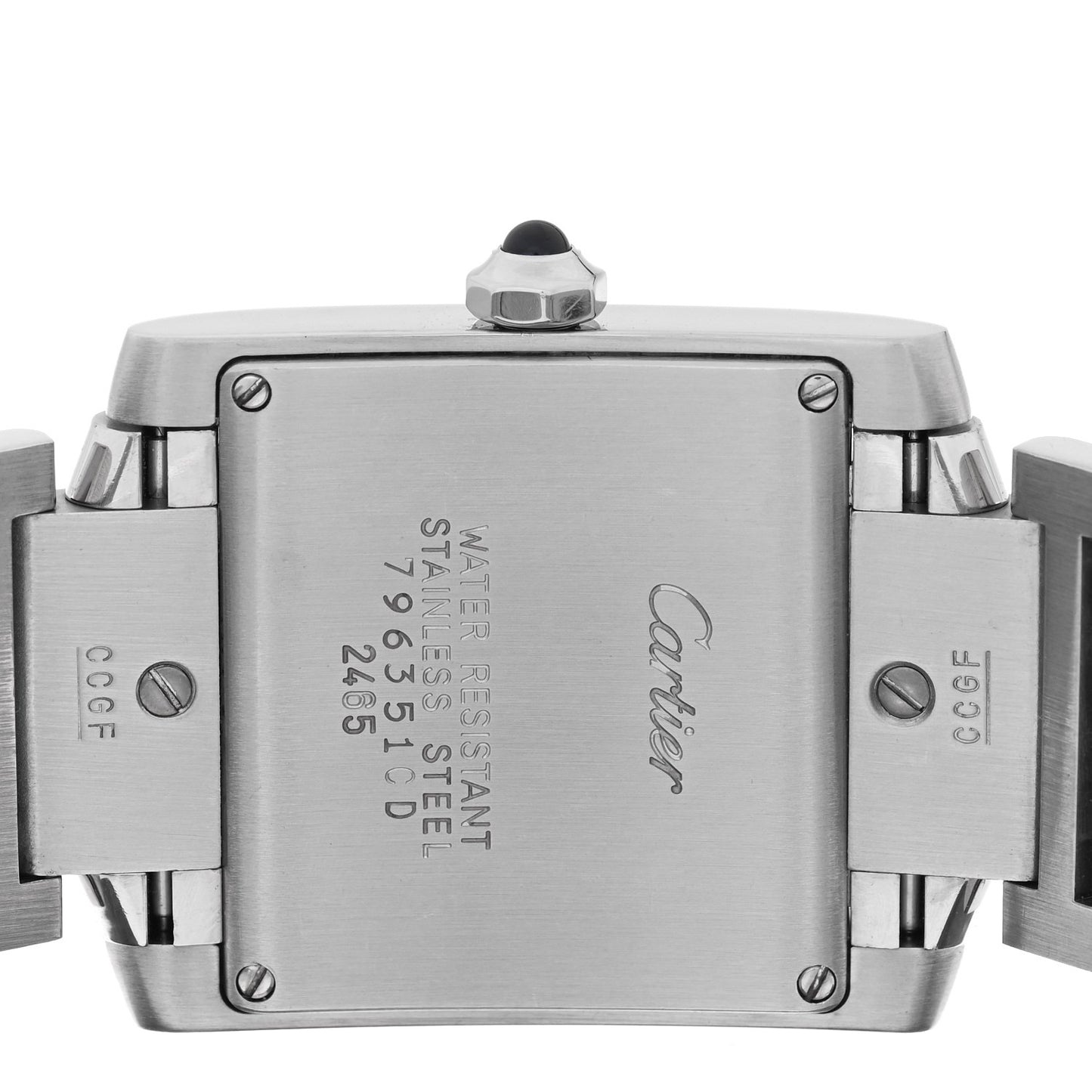 Stainless Steel 25mm Tank Francaise Quartz Watch