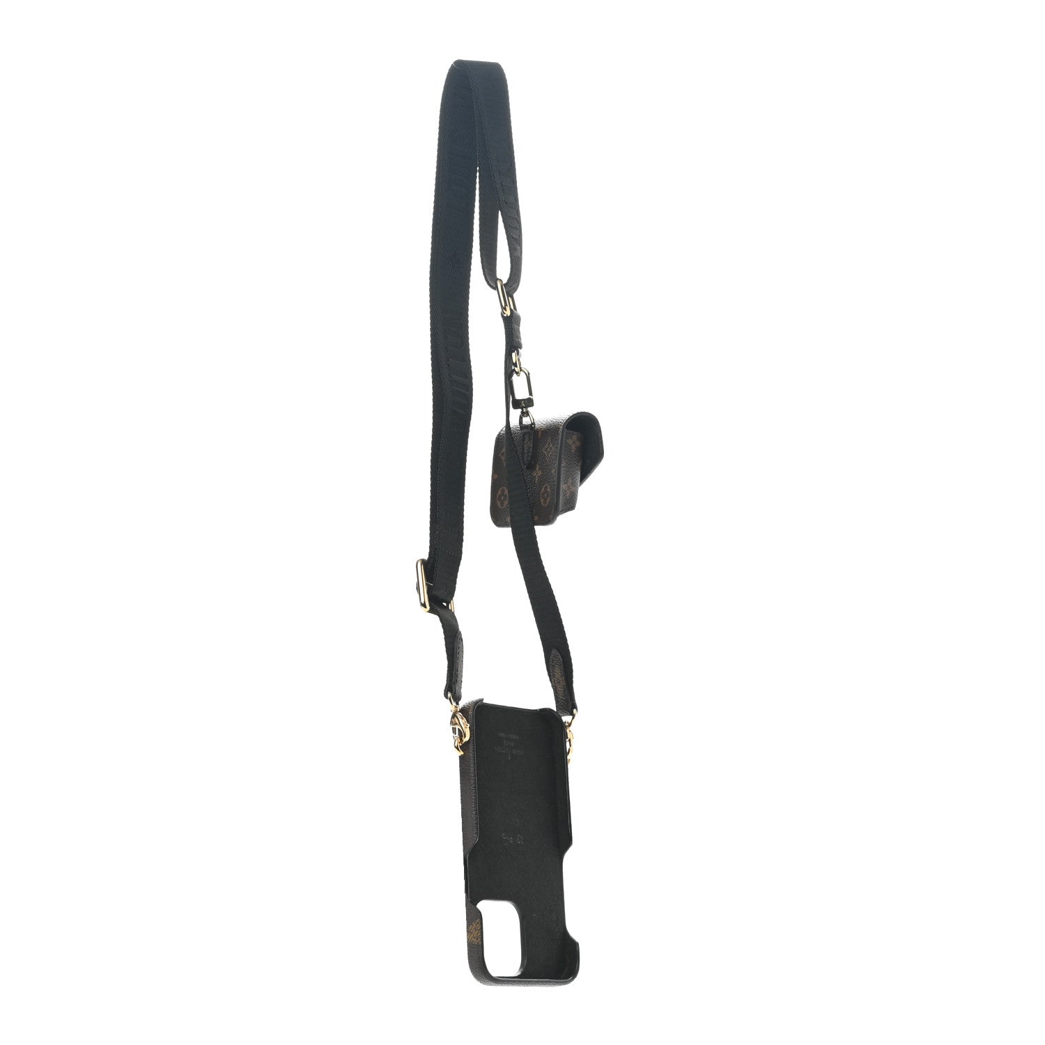 Louis Vuitton Monogram Bumper On Strap iPhone 13 Pro Black 2 of 7