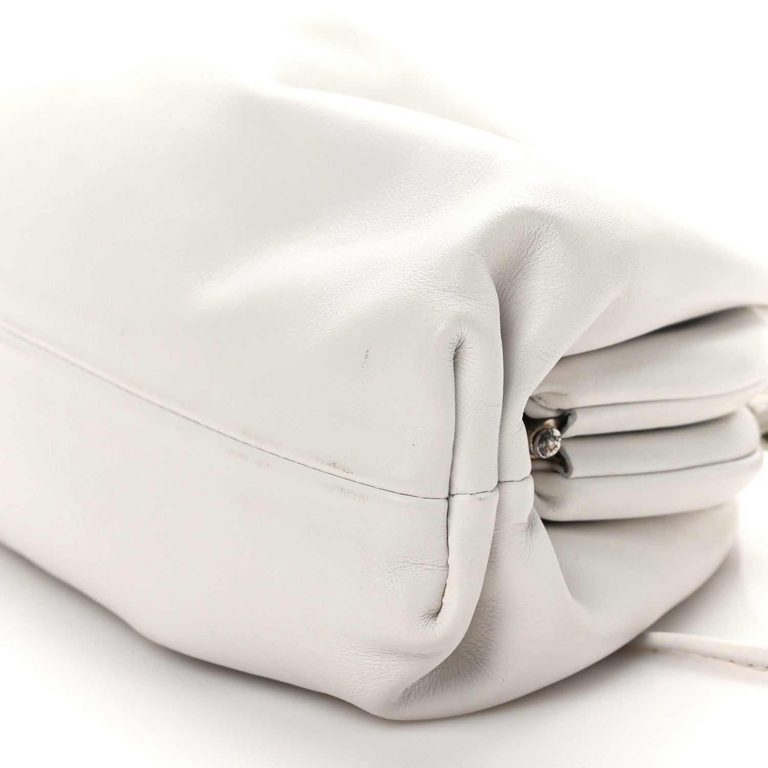 Bottega Veneta Butter Calfskin The Mini Pouch Chalk 10 of 10
