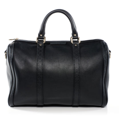 Gucci Calfskin Microguccissima Trim Medium Boston Black 1 of 7
