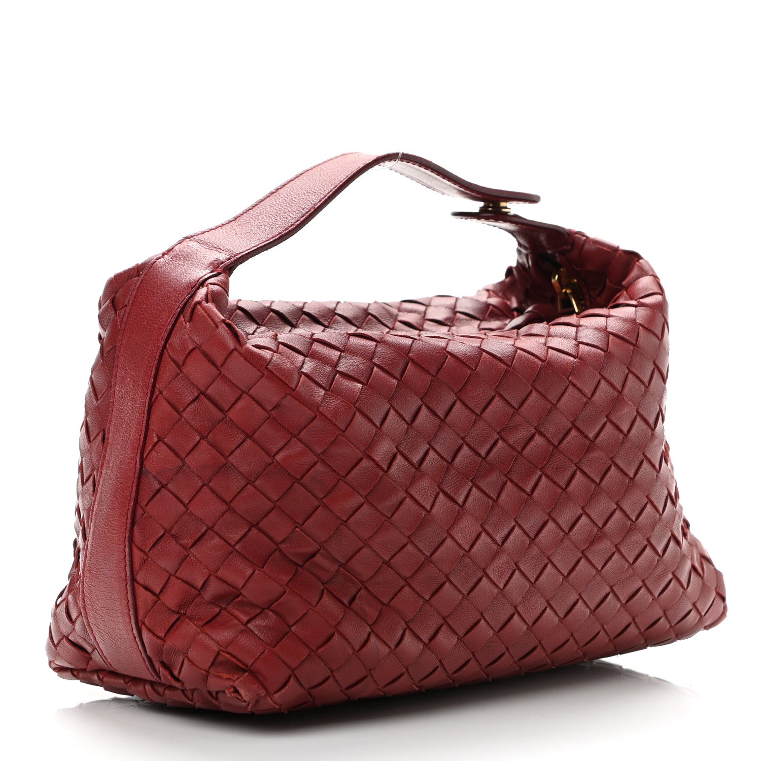 Bottega Veneta Nappa Intrecciato Large Cosmetic Case Eclipse 3 of 12
