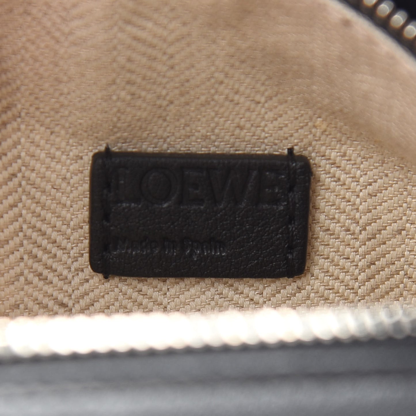 Calfskin Mini Puzzle Bag Black