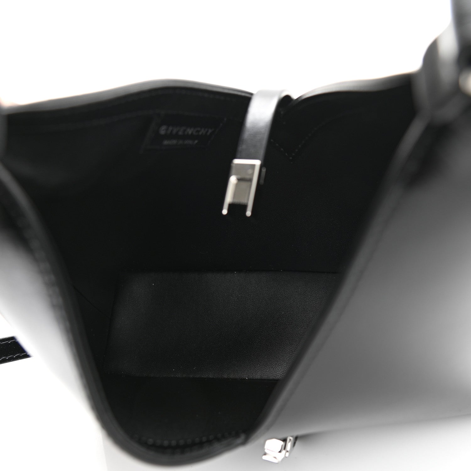 Givenchy Box Calfskin Mini Cut Out Shoulder Bag Black 5 of 10