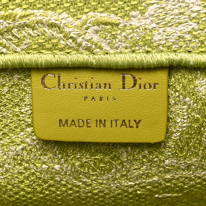 Christian Dior Canvas Embroidered Medium Dioriviera Toile De Jouy Book Tote D-Lite Green 5 of 9