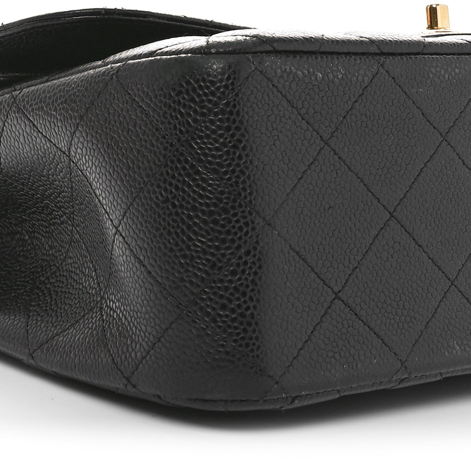 Chanel Caviar Quilted Jumbo Double Flap Black 9 of 12