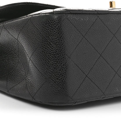 Chanel Caviar Quilted Jumbo Double Flap Black 9 of 12