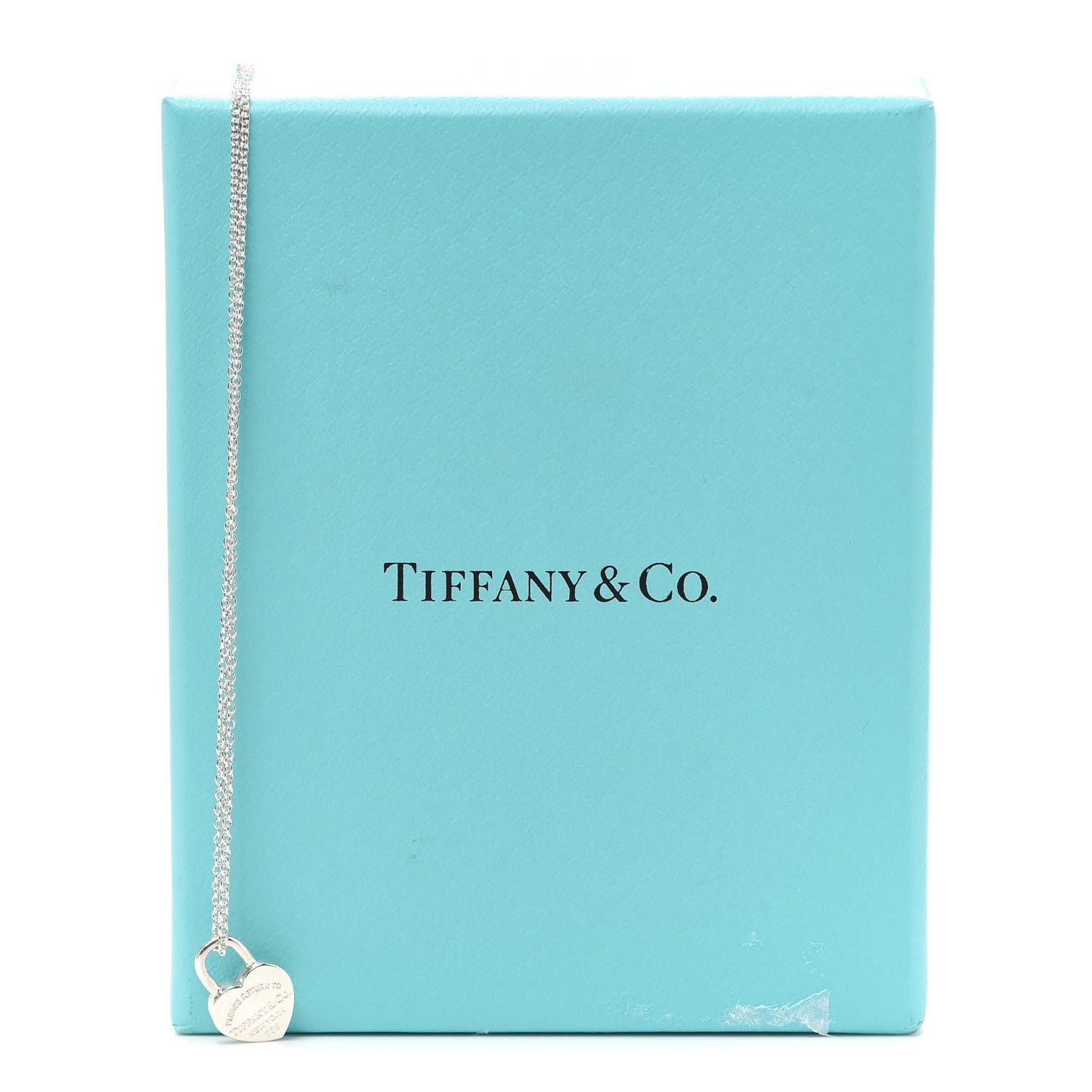 Sterling Silver Return to Tiffany Heart Lock Pendant Necklace