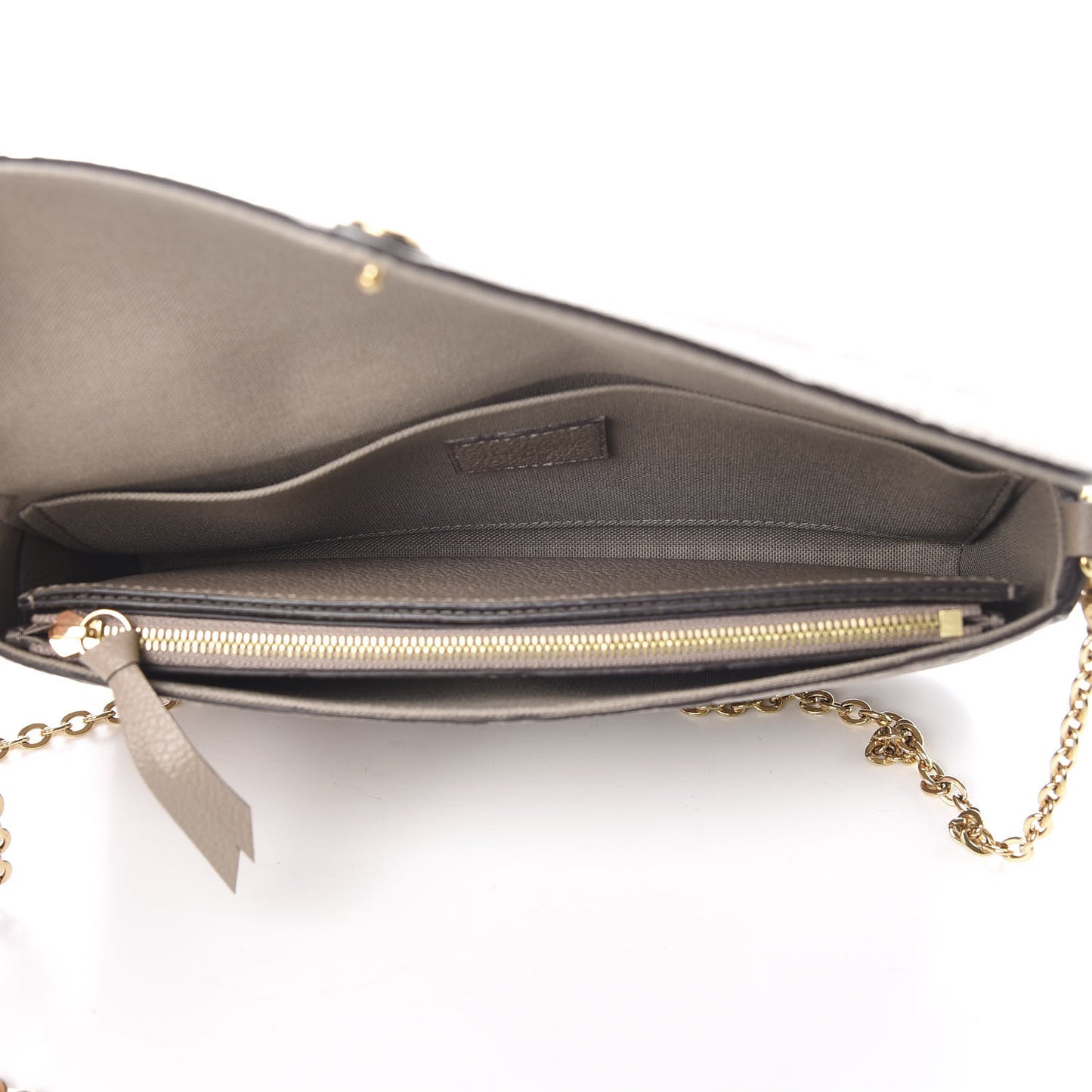 Empreinte Pochette Felicie Chain Wallet Tourterelle