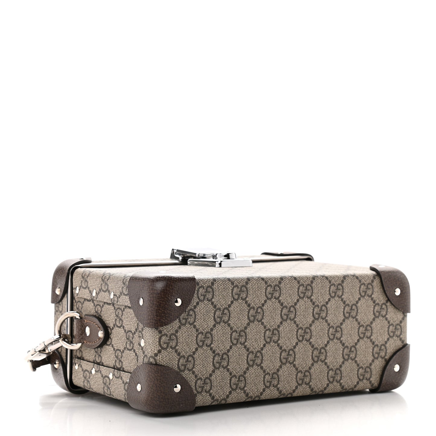 GG Supreme Monogram Globe-Trotter Beauty Case Brown