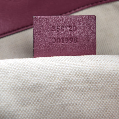 Gucci Guccissima Medium Bree Foldover Tote Peonia Flower 7 of 9