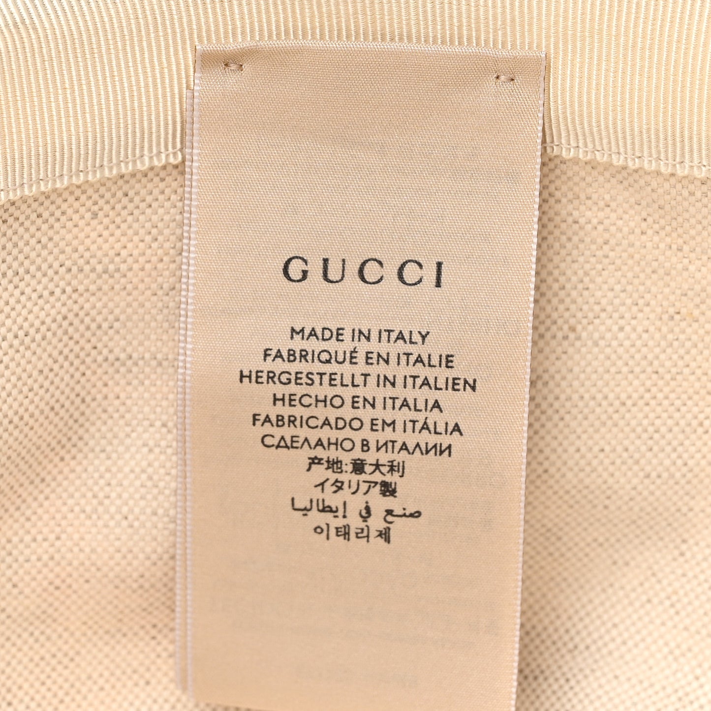 GG Supreme Monogram Azalea Calfskin Dusty Carnation Retro Interlocking G Bucket Hat Beige Ebony Multicolor