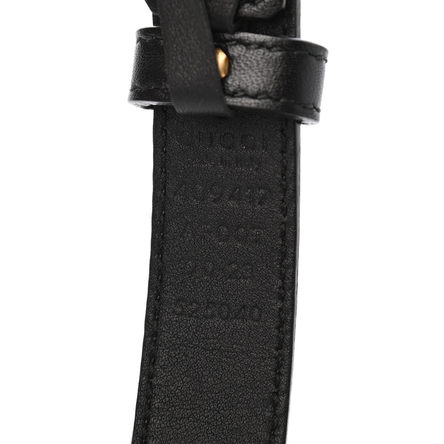 Calfskin Double G 20mm Belt 70 28 Black