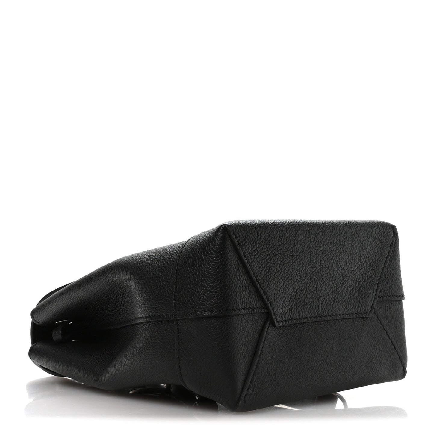 Calfskin Lockme Mini Backpack Black