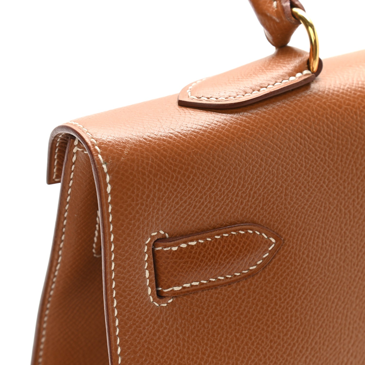 Hermes Courchevel Kelly Sellier 35 Gold 19 of 20