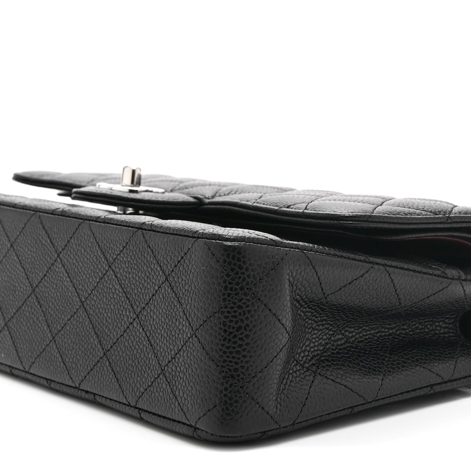 Chanel Caviar Quilted Medium Double Flap Black 10 of 10