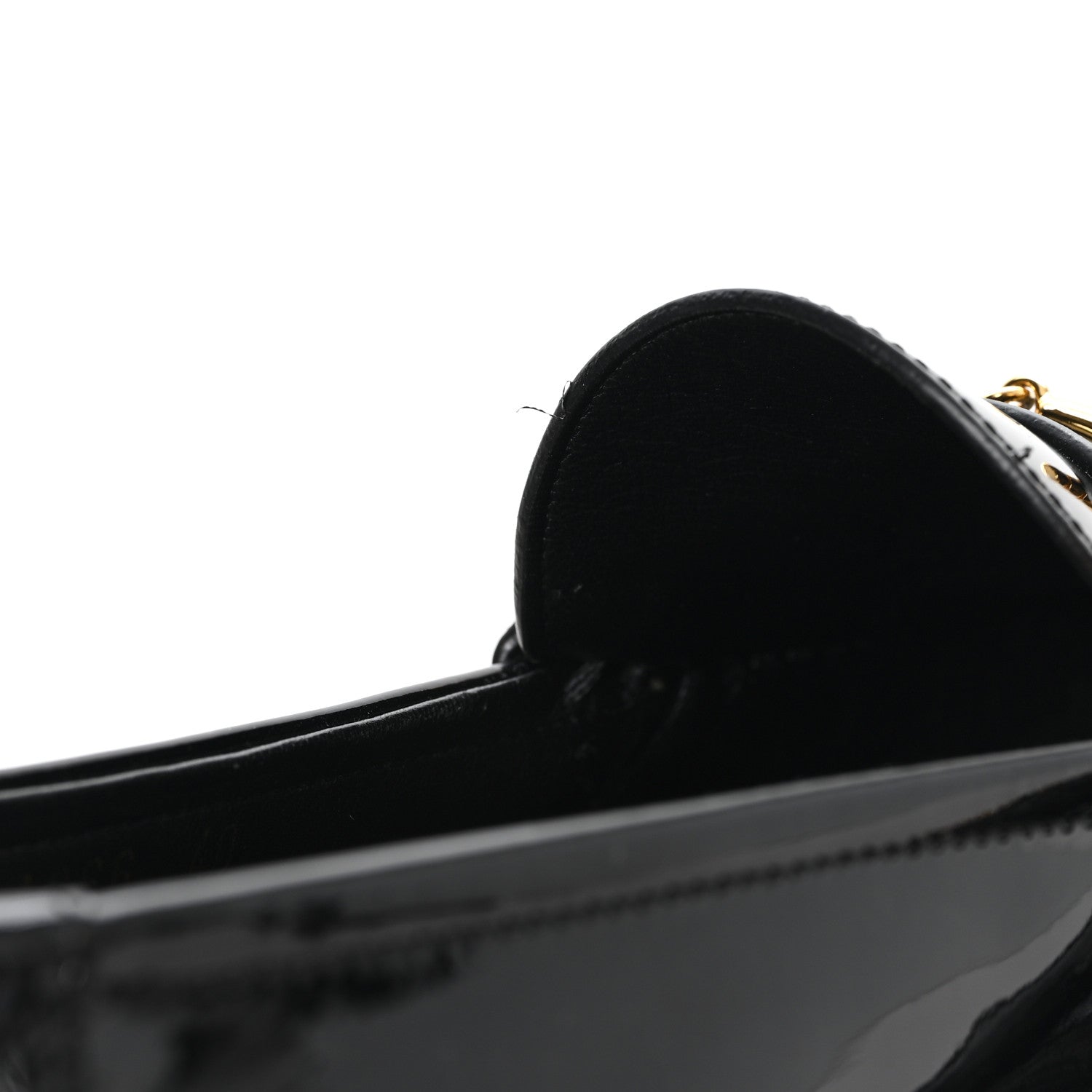 Saint Laurent Patent Le Loafer 15 Penny Slippers 40 Black 10 of 11