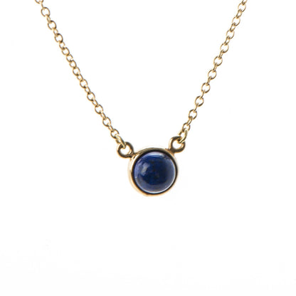 Tiffany 18K Yellow Gold Lapis Lazuli Elsa Peretti Color By The Yard Pendant Necklace 3 of 6