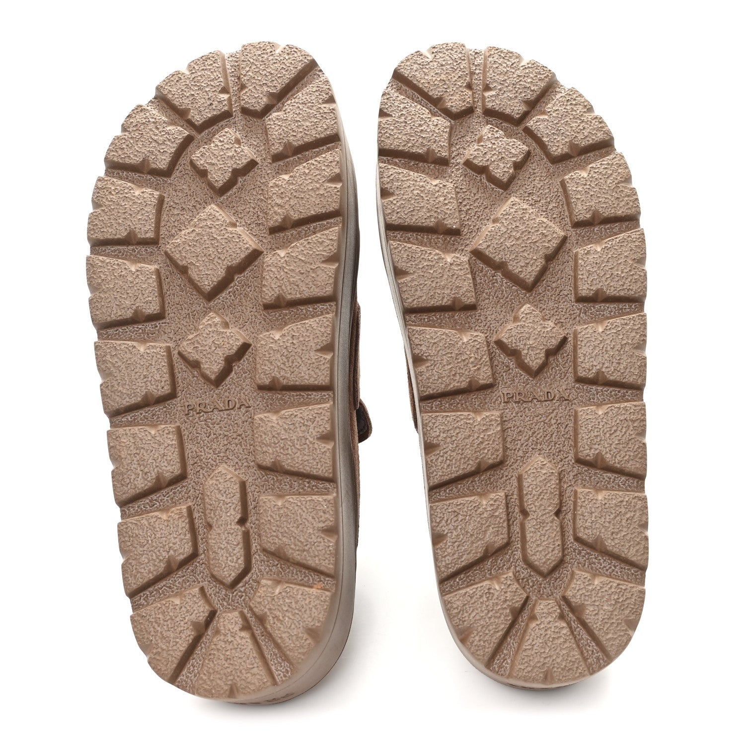 Prada Suede Scamosciato Flatform Mules 39 Cacao 6 of 9