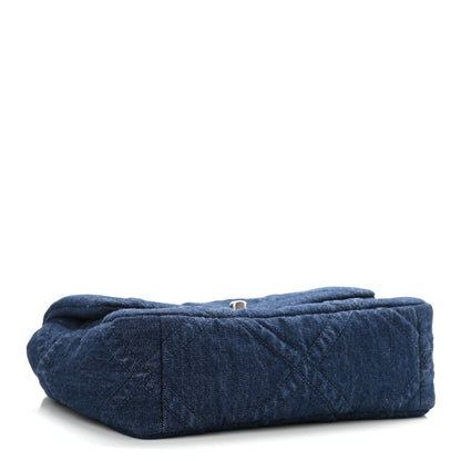 Chanel Denim Quilted Medium Chanel 19 Flap Blue 4 of 10