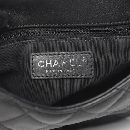 Chanel Calfskin Quilted Small Casual Pocket Messenger Flap Black 5 of 10