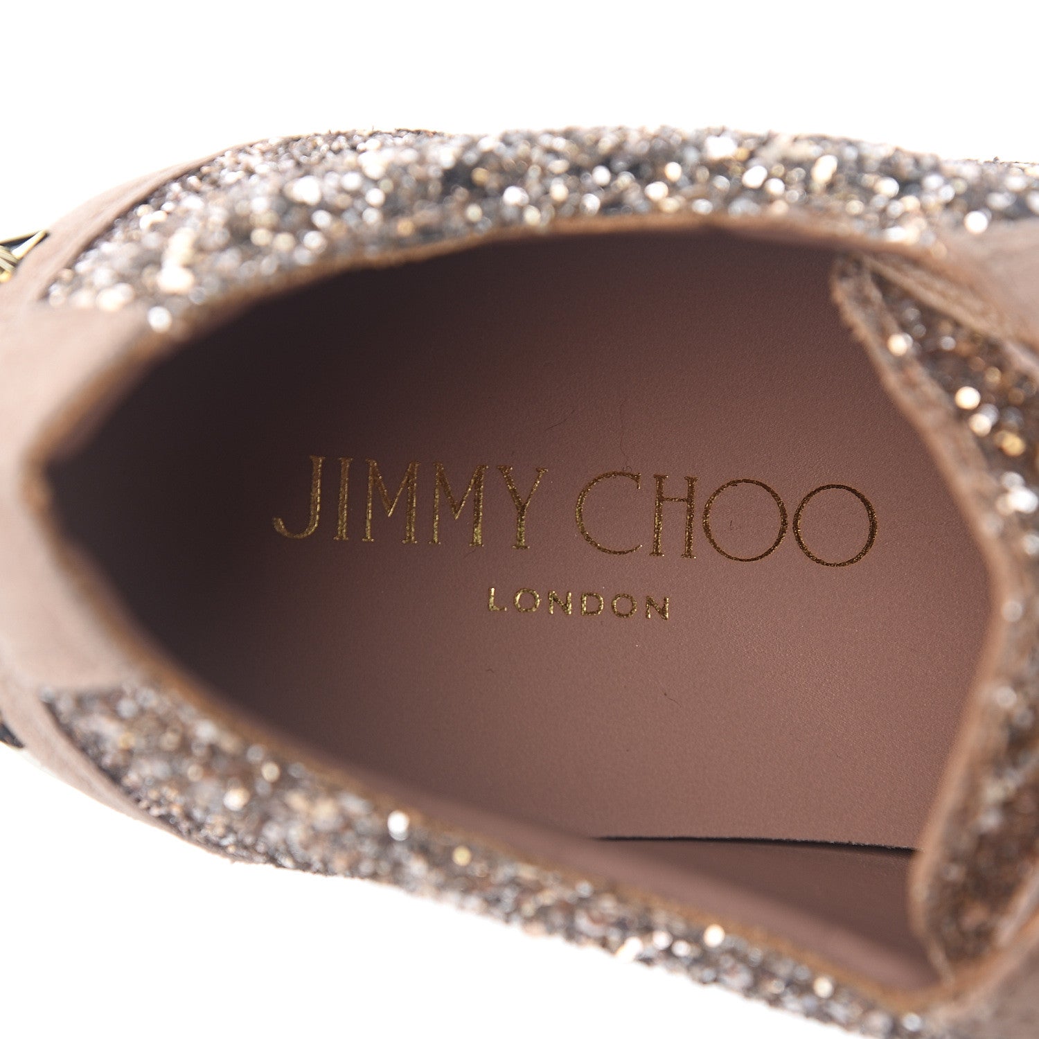 Jimmy Choo Glitter Cash Sneakers 36.5 Ballet Pink 7 of 8